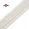 Clear AB K9 Crystal Glass Faceted Rondelle Beads Size 3x6mm 15.5" Strand